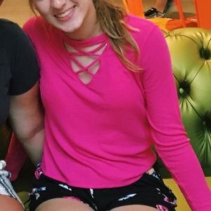 Pink Hollister long sleeve